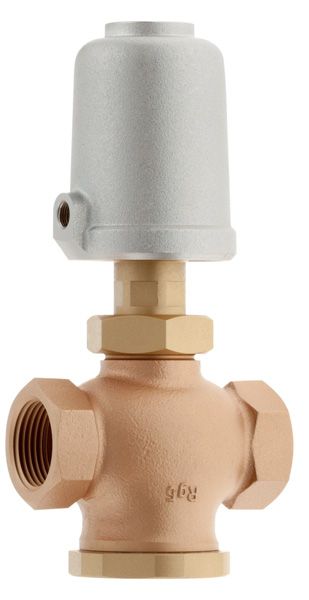 Three-way valve made from bronze type 7080